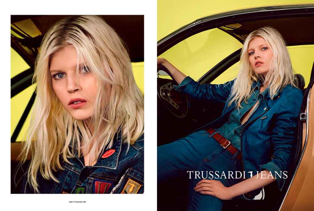 TRUSSARDI CREATIVE DIRECTION - ADVERTISING CAMPAIGN SS15 TRUSSARDI JEANS BY ROE ETHRIDGE