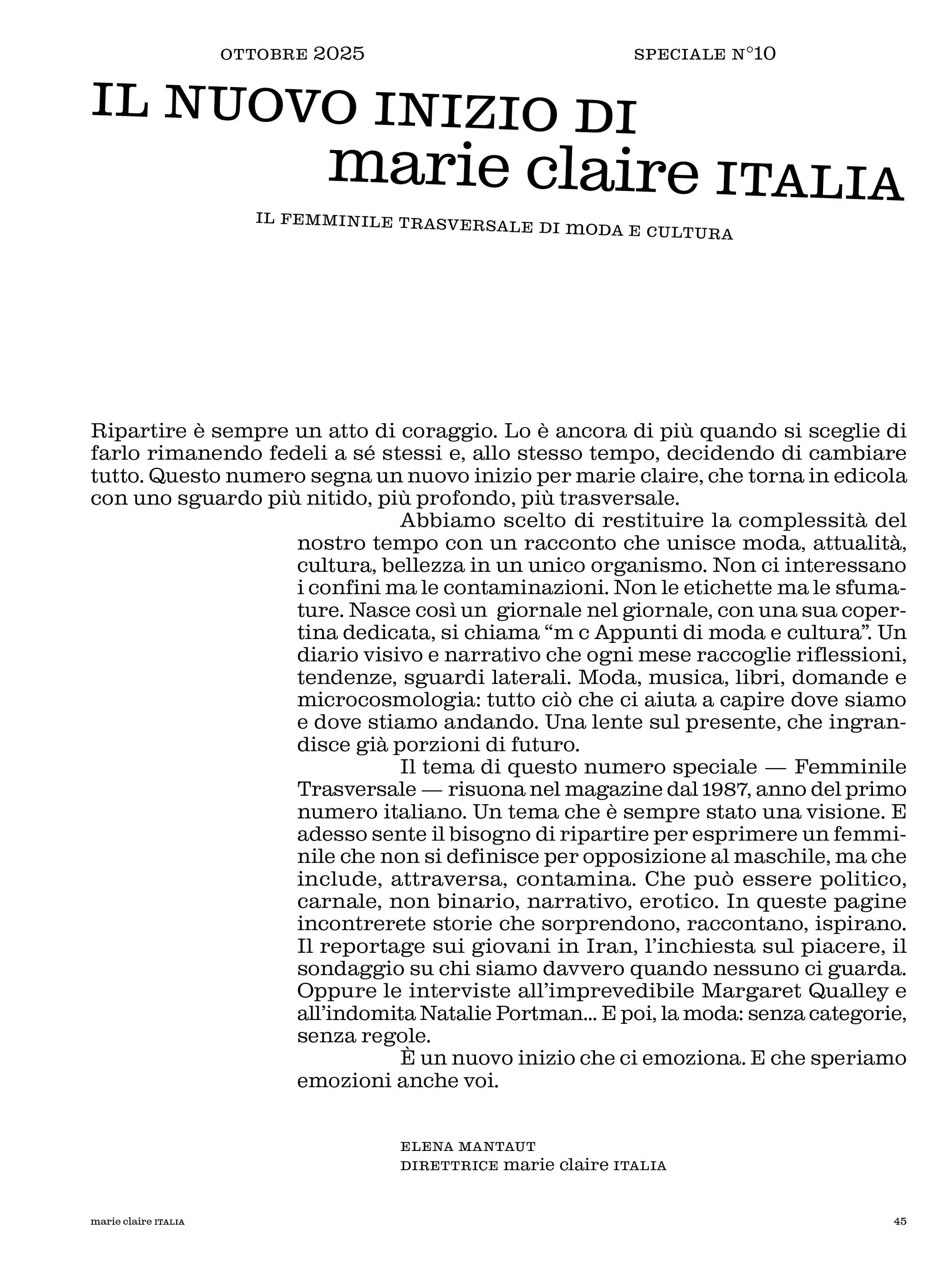 BRAND DESIGN - EDITOR'S NOTE ISSUE 10