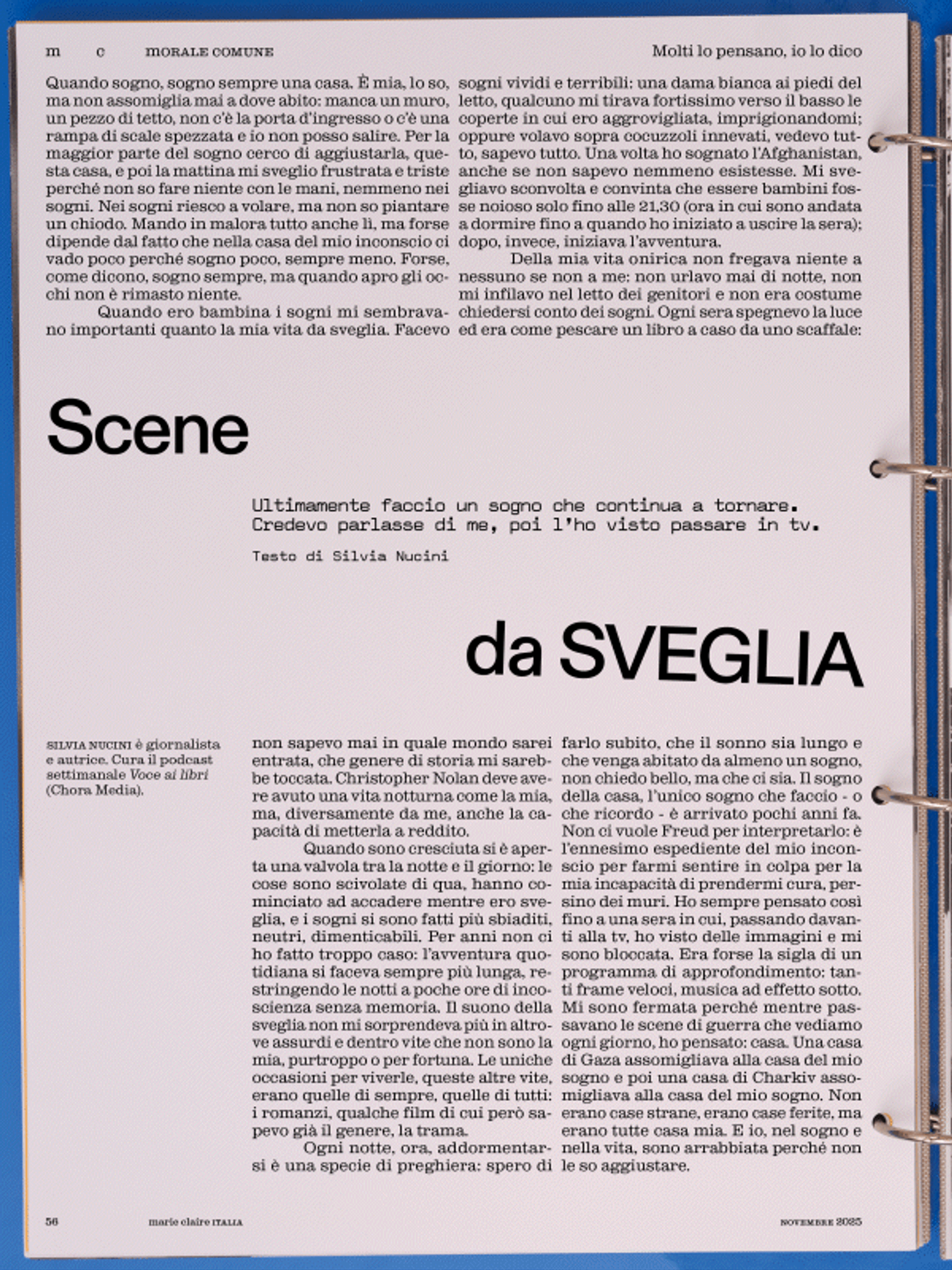 CREATIVE DIRECTION – EDITORIAL DIRECTION ISSUE 11 M C APPUNTI DI MODA E CULTURA 