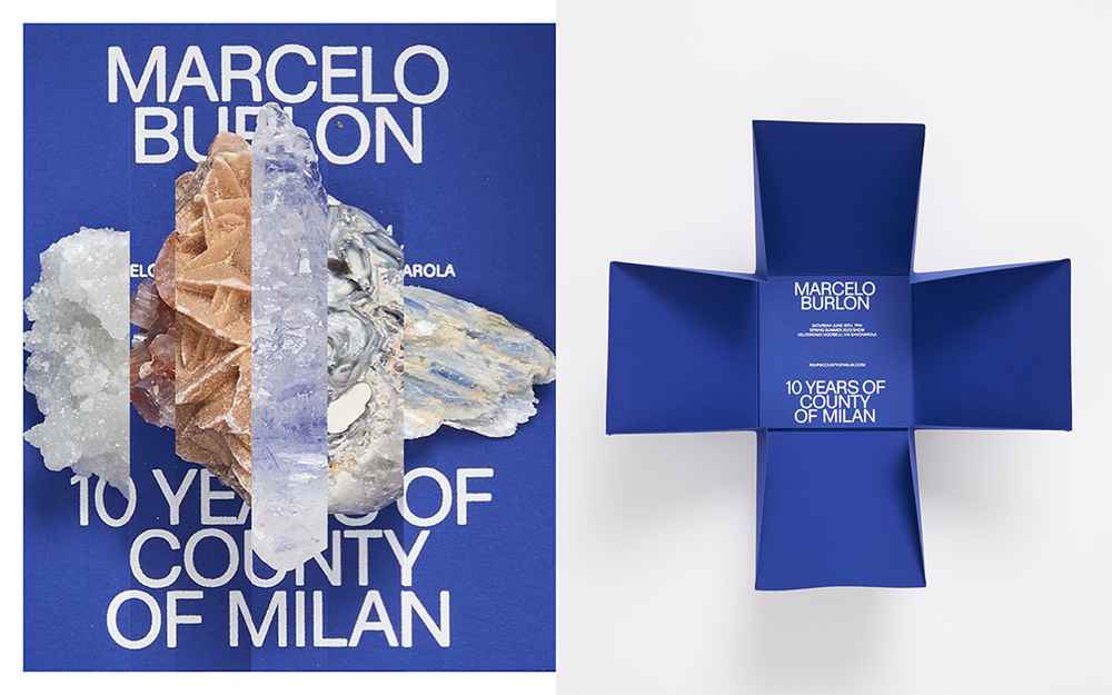 COUNTY OF MILAN BRAND DESIGN - DESIGN INVITATION FOR THE 10 YEARS OF COUNTY OF MILAN SHOW