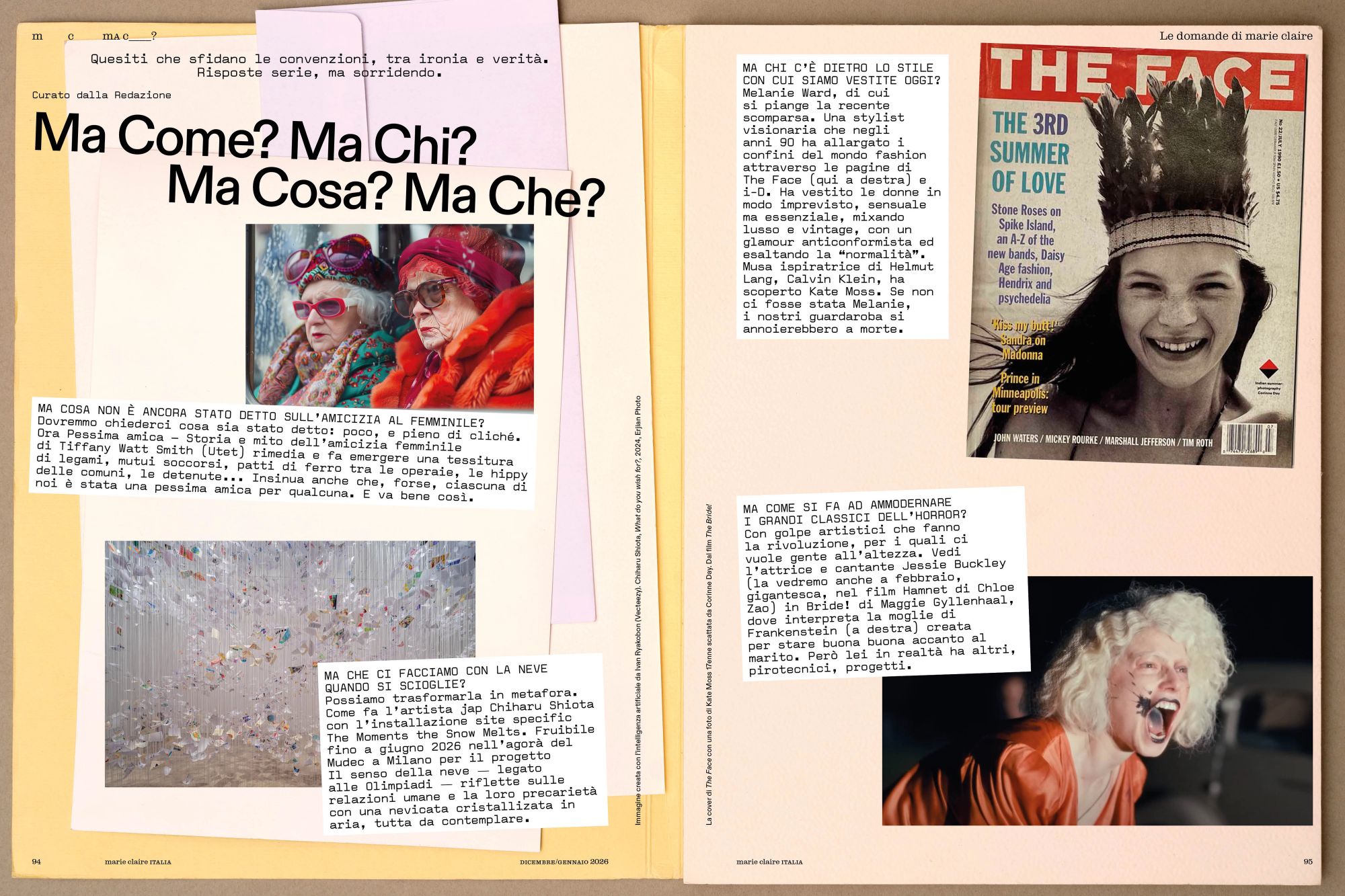 CREATIVE DIRECTION – EDITORIAL DIRECTION ISSUE 12-01 M C APPUNTI DI MODA E CULTURA 
