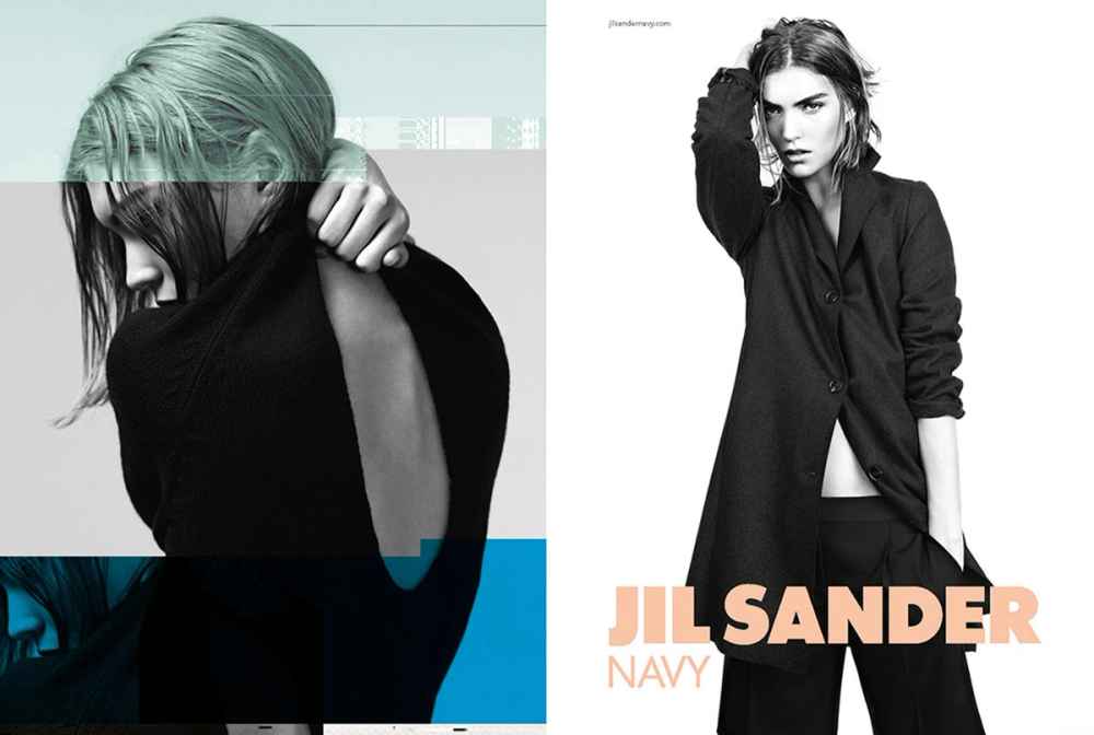 JIL SANDER CREATIVE DIRECTION - ADVERTISING CAMPAIGN FW11 NAVY  BY WILLY VANDERPERRE