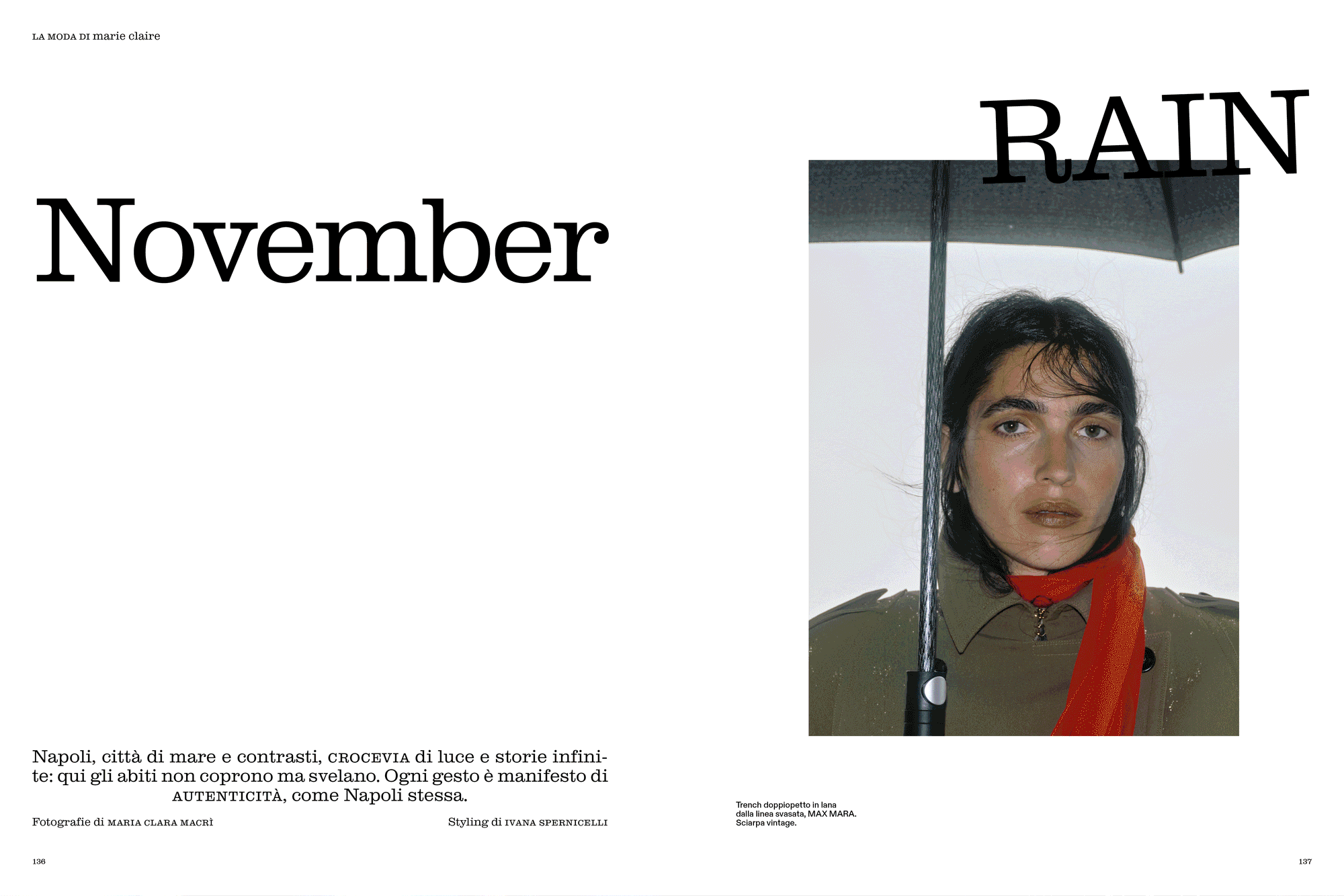 CREATIVE DIRECTION – EDITORIAL DIRECTION ISSUE 11 NOVEMBER RAIN