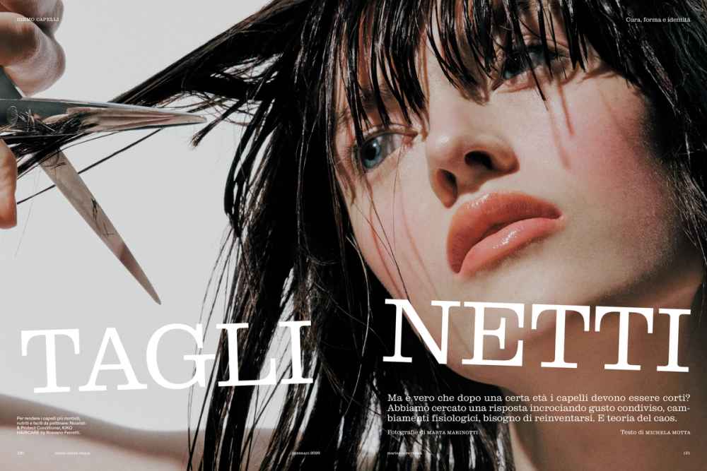 marie claire ITALIA CREATIVE DIRECTION - EDITORIAL DIRECTION ISSUE 02 TAGLI NETTI BY MARTA MARINOTTI