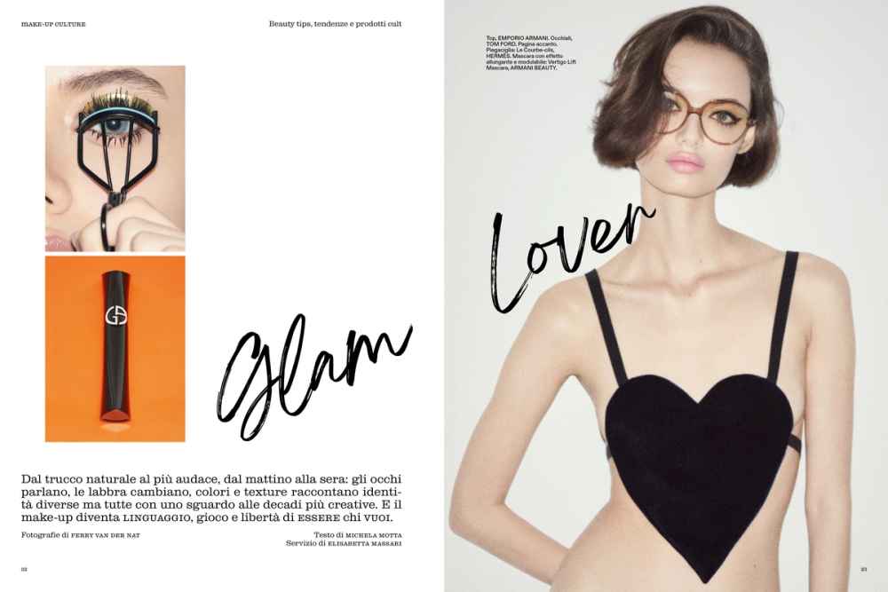marie claire ITALIA BEAUTY CREATIVE DIRECTION - EDITORIAL DIRECTION ISSUE 02 GLAM LOVER BY FERRY VAN DER NAT