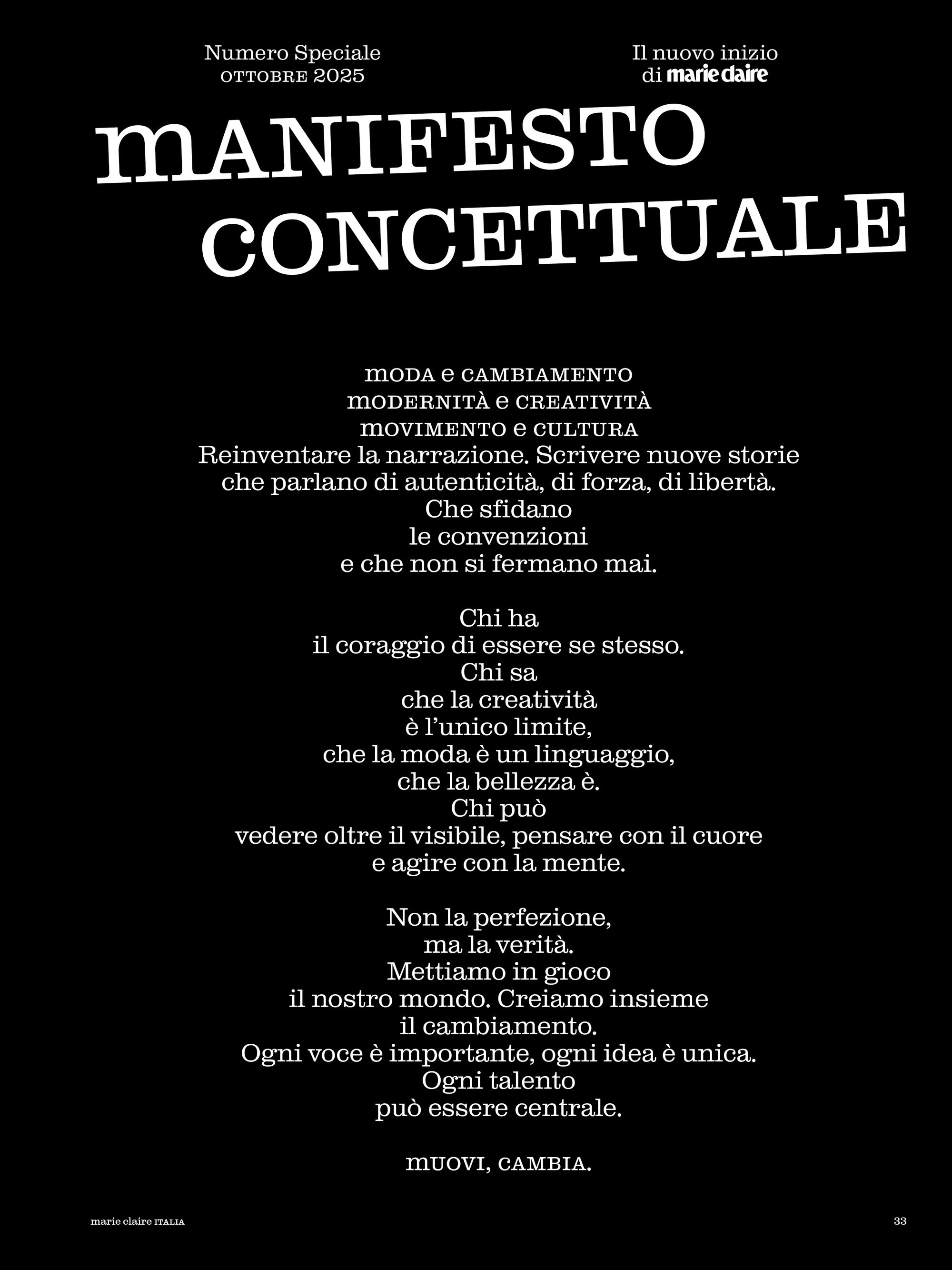 BRAND DESIGN - MANIFESTO CONCETTUALE ISSUE 10