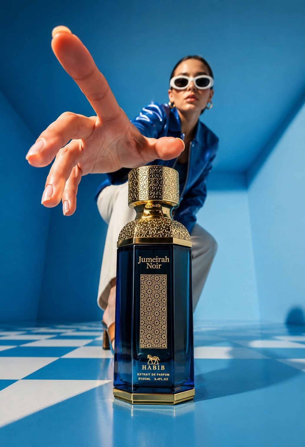 Habib Perfume editorial bottle