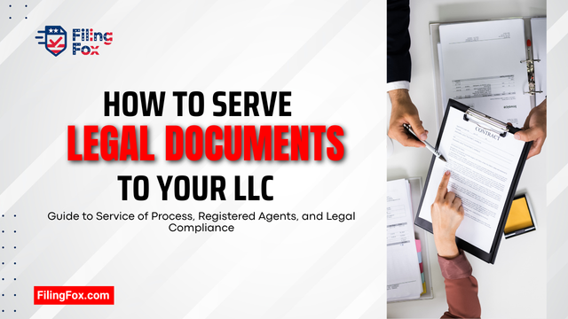 How to Serve Legal Documents to Your LLC: Guide to Service of Process, Registered Agents, and Legal Compliance