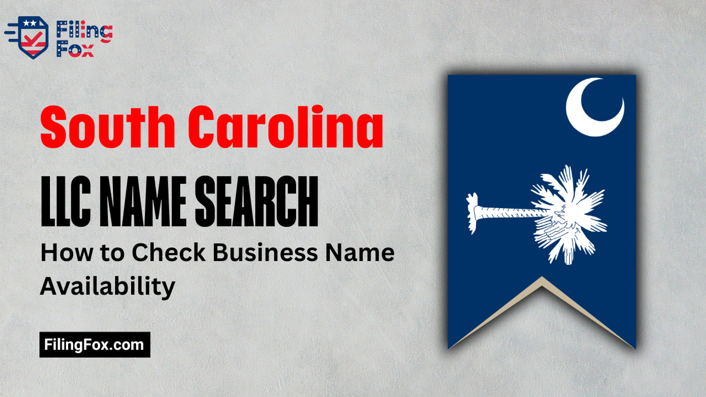 South Carolina LLC Name Search: How to Check Business Name Availability