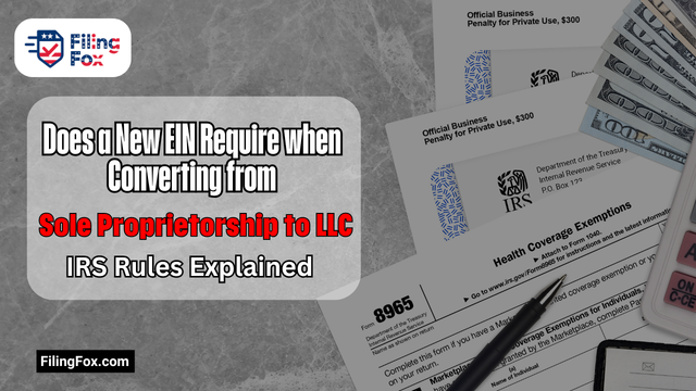 Does a New EIN Require when Converting from Sole Proprietorship to LLC? IRS Rules Explained