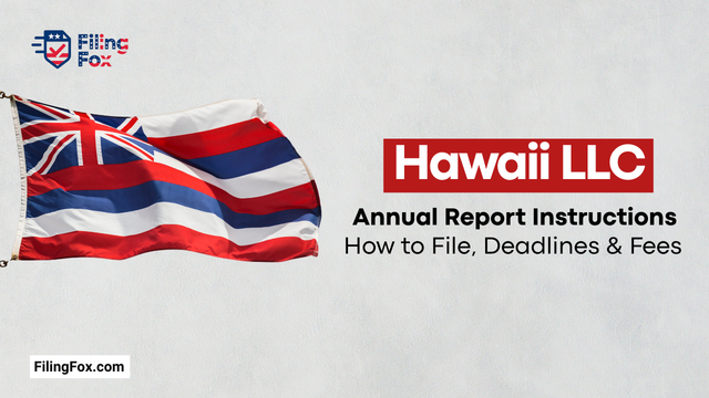 Hawaii LLC Annual Report Instructions: How to File, Deadlines & Fees