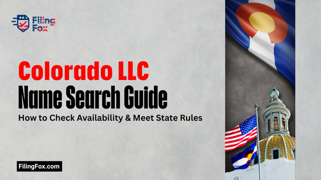 Colorado LLC Name Search Guide: How to Check Availability & Meet State Rules