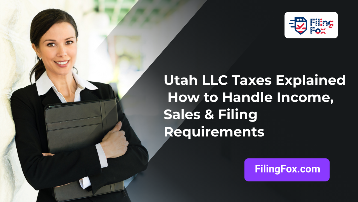 Utah LLC Taxes Explained: How to Handle Income, Sales & Filing Requirements