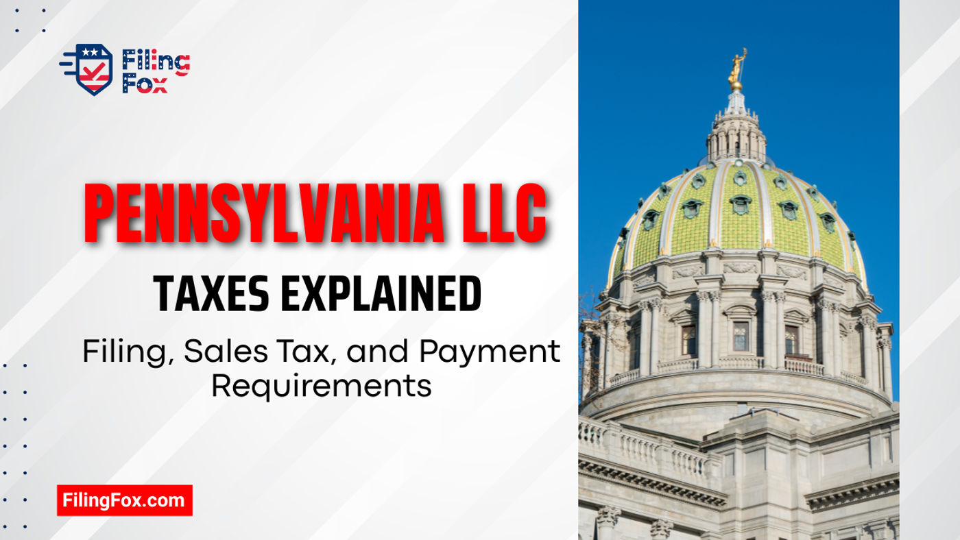 Pennsylvania LLC Taxes Explained: Filing, Sales Tax, and Payment Requirements