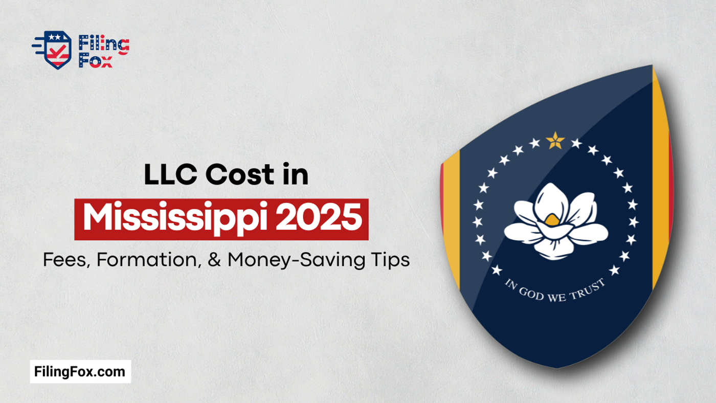 LLC Cost in Mississippi 2025: Fees, Formation, & Money-Saving Tips