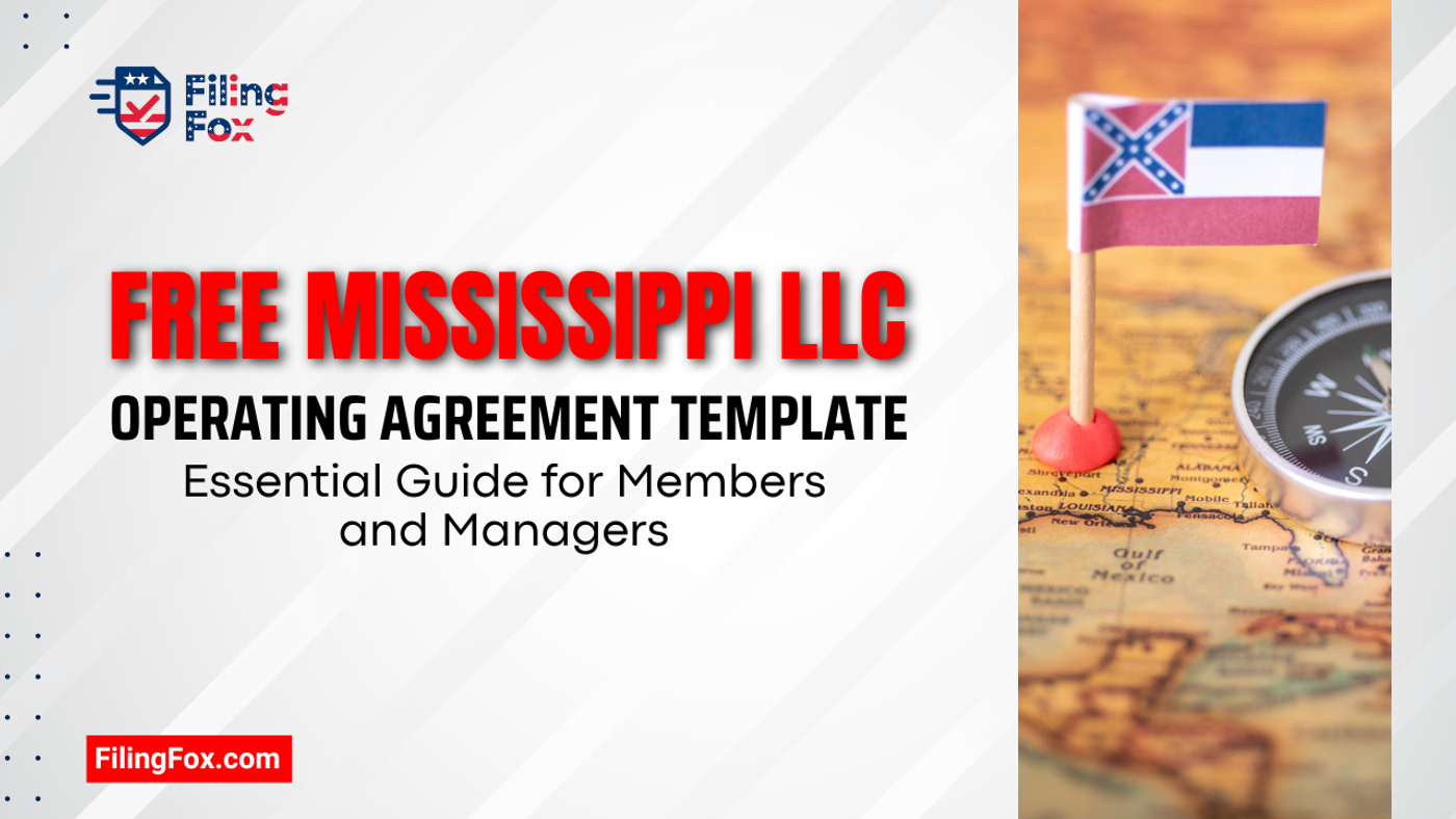 Free Mississippi LLC Operating Agreement Template: Essential Guide for Members and Managers