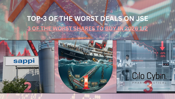 The worst deals on JSE in Half-Year 2026