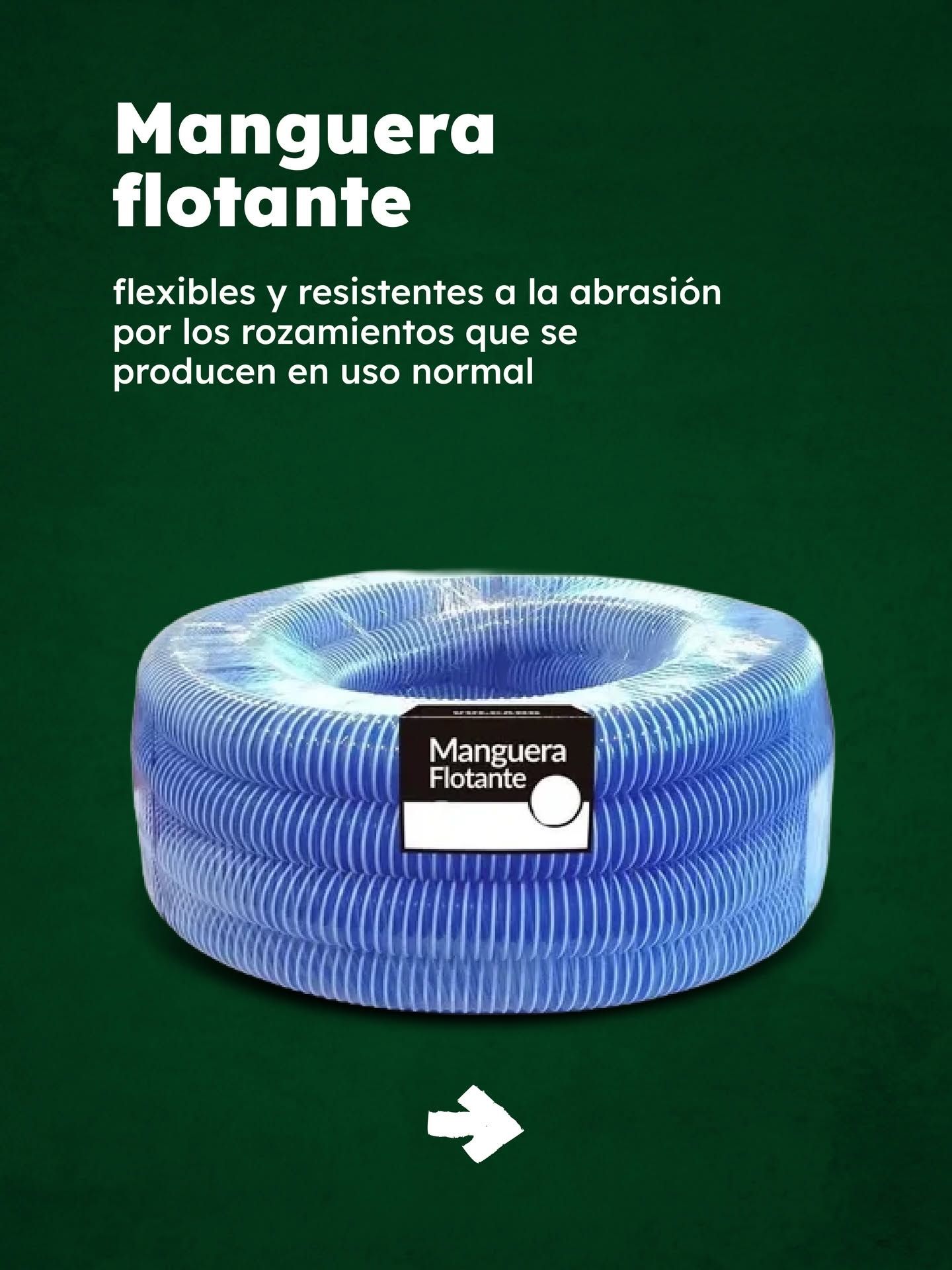 Manguera flotante