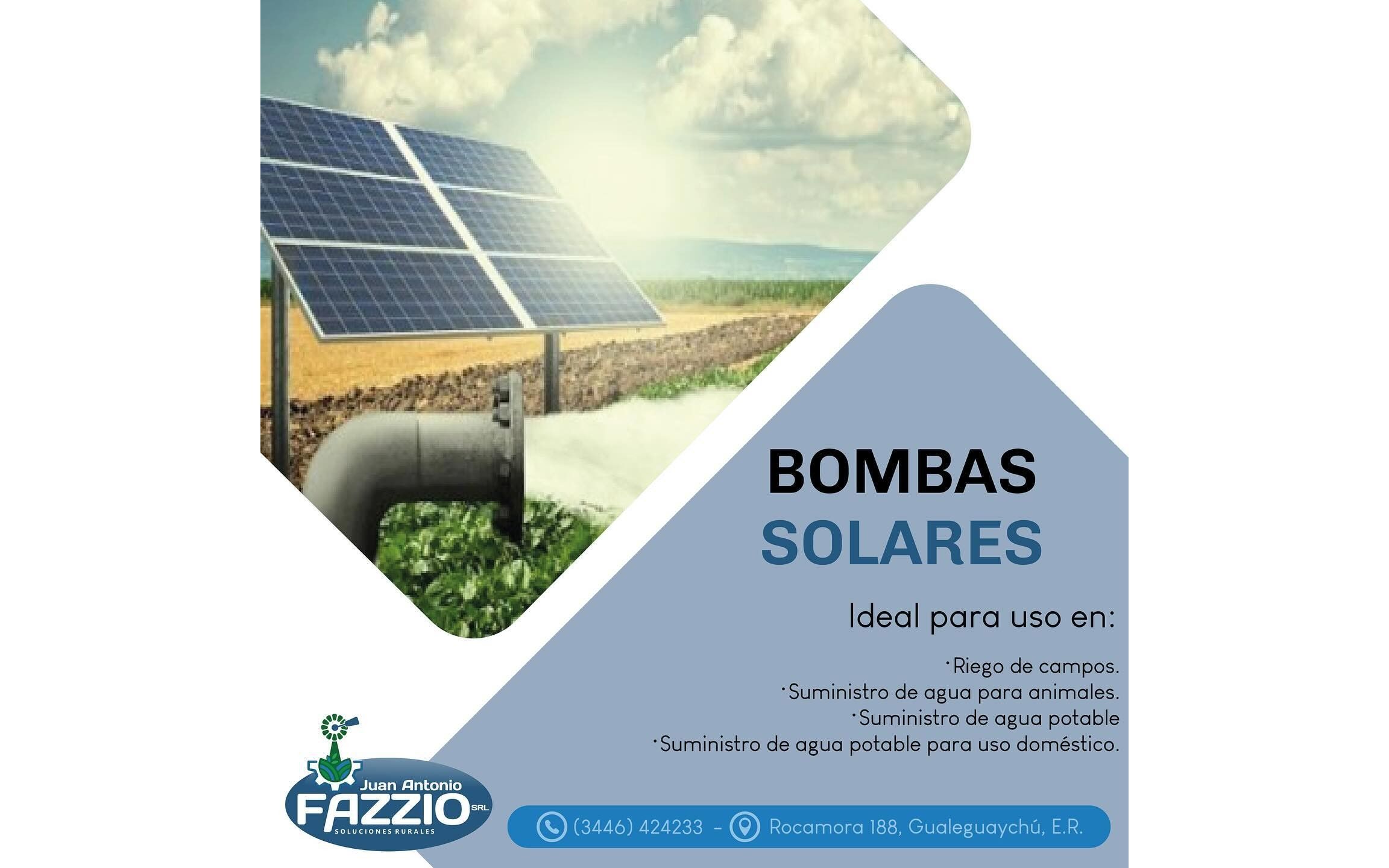 Bombas solares