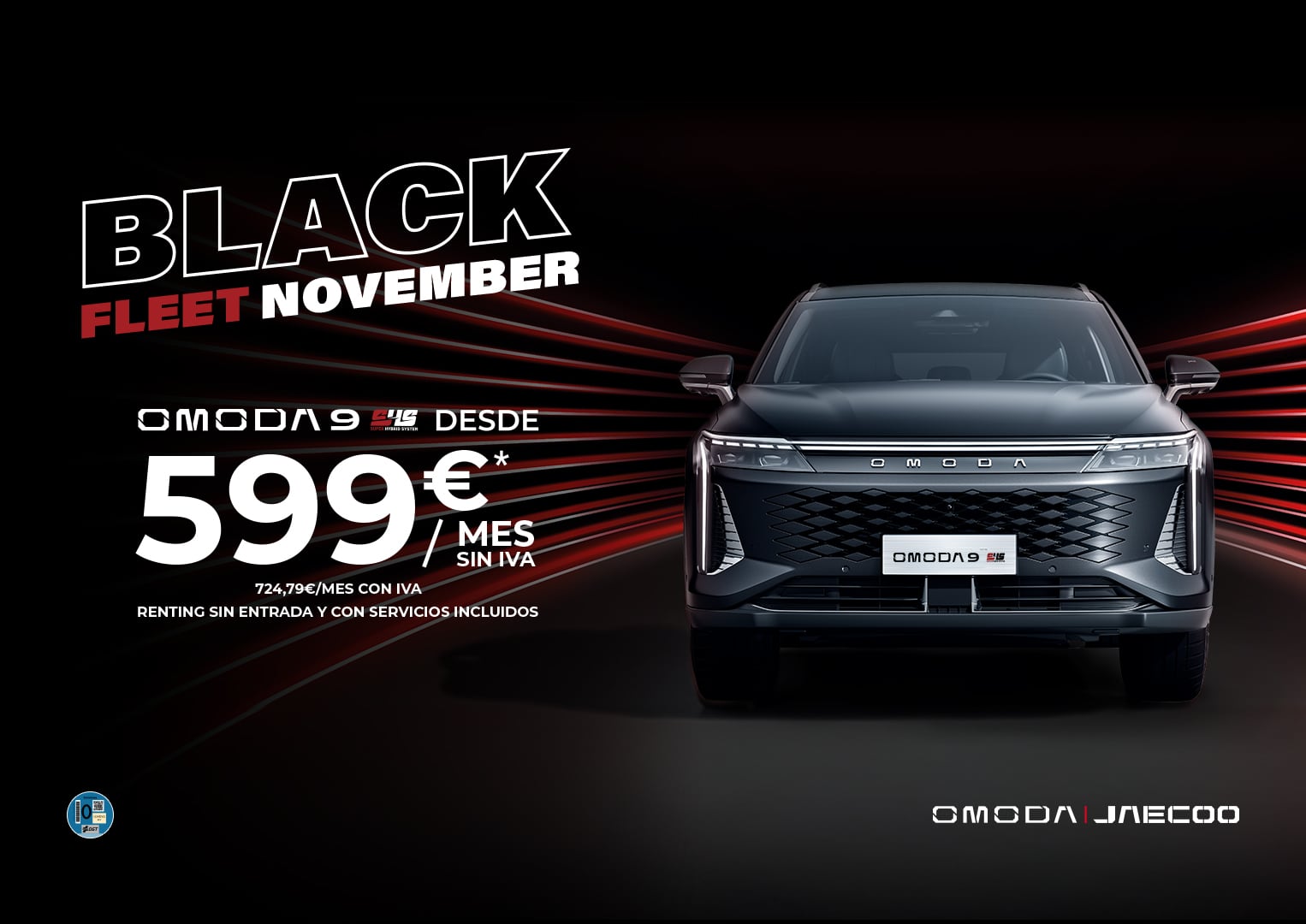 OMODA 9 Black Fleet Friday