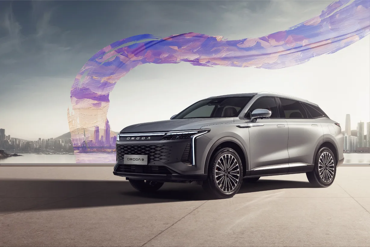 Diseño premium para elevar la experiencia de la movilidad: Así es el OMODA 9 SHS