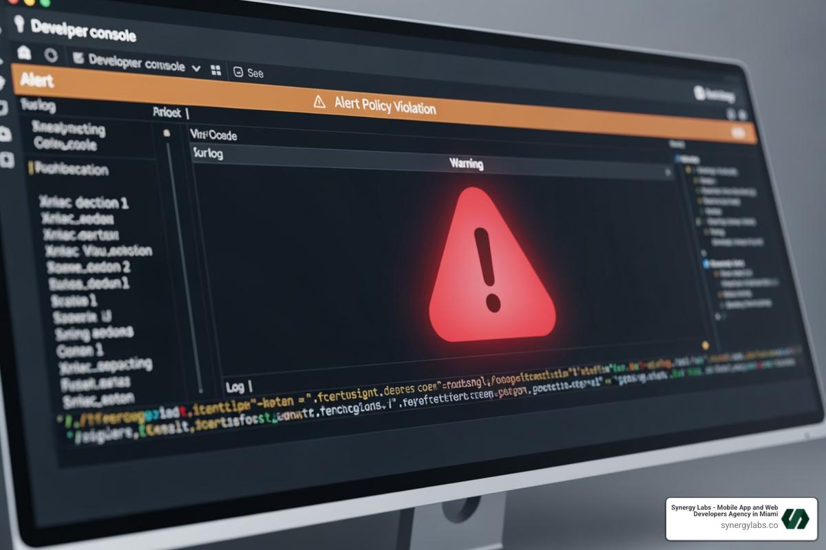Google Play Console policy violation warning - Avoid the Blocker: A PM/Dev Guide to Google Play’s 16 KB Compliance