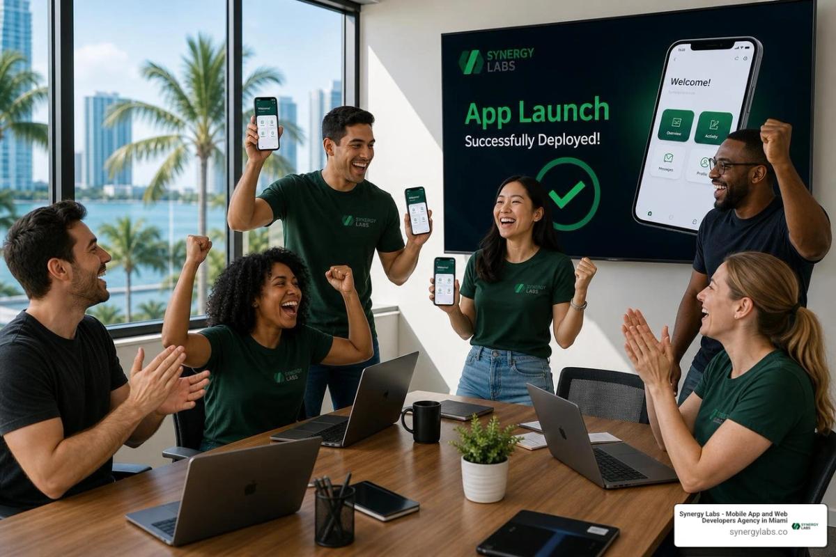 Successful mobile app software release in Florida