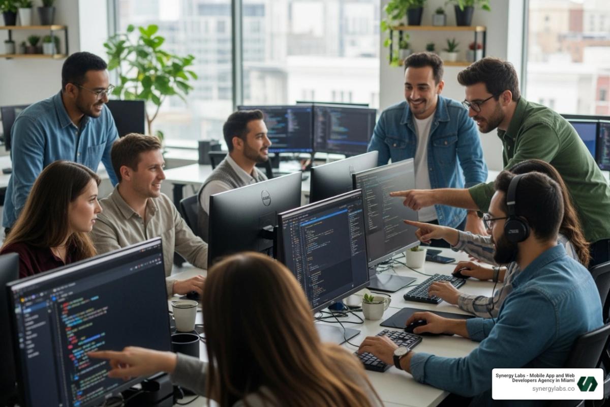 developers collaborating with AI tools - vibe coding tools