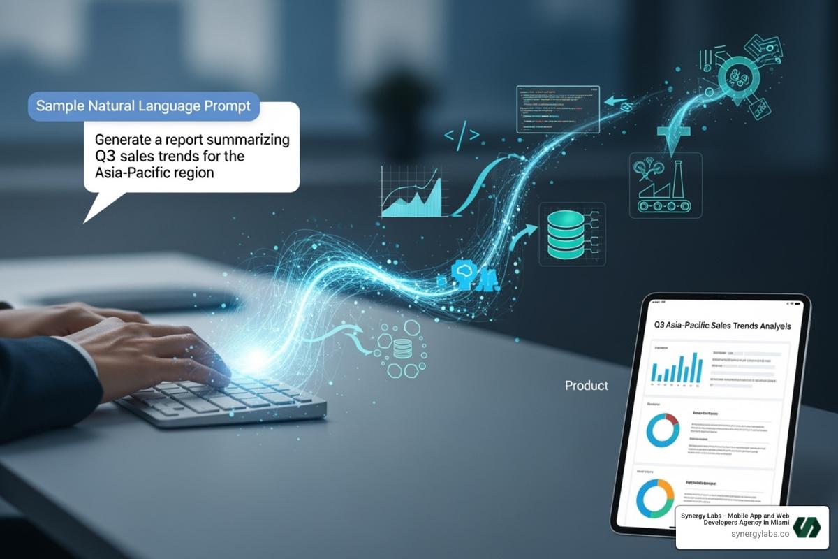 Technical workflow from prompt to deployed app - From Prompt to Product: How Natural Language Systems Work Technical workflow from prompt to deployed app - From Prompt to Product: How Natural Language Systems Work