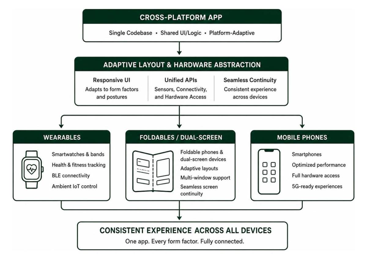 hardware integration across wearables foldables and mobile