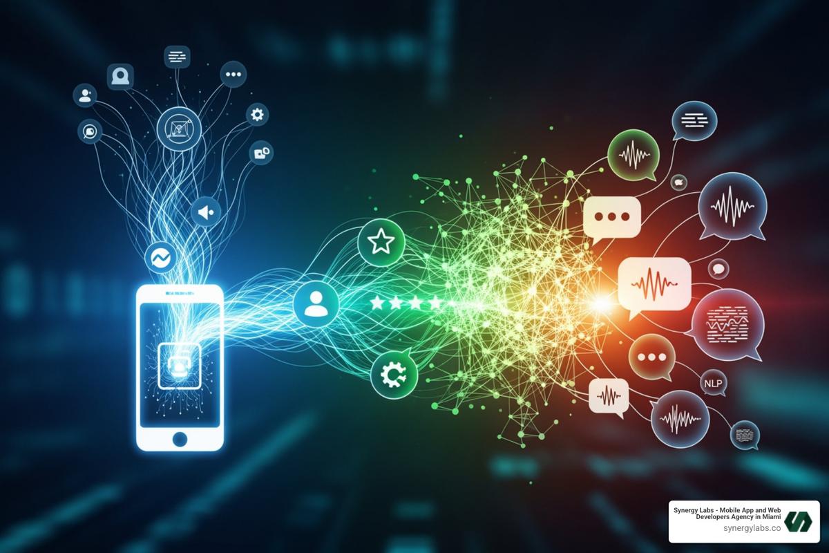 User interacting with a highly personalized e-commerce app interface, showing tailored product recommendations and a customized layout - How AI and Machine Learning Transform Apps with Personalization & NLP