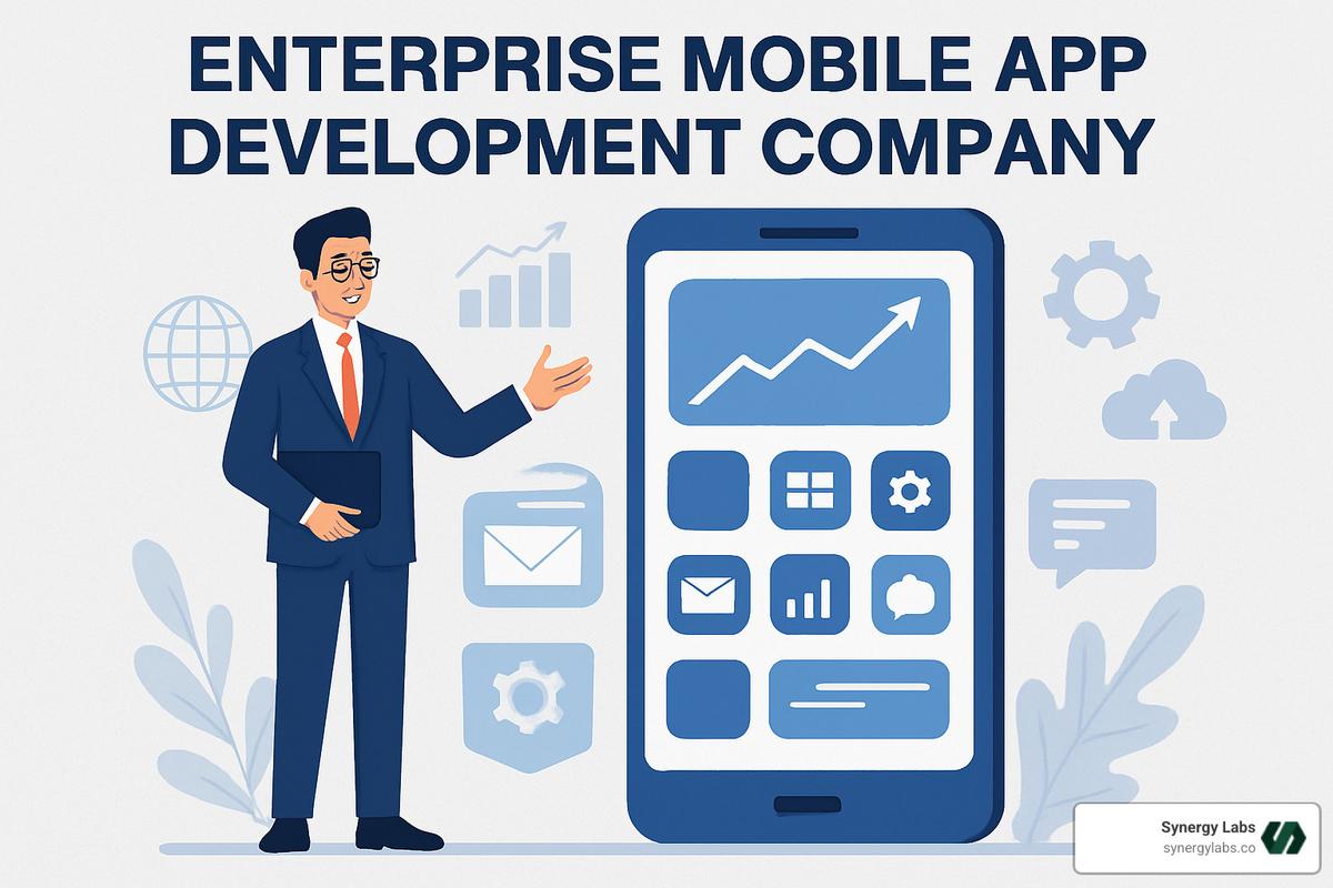 Enterprise mobile app budgeting spreadsheet showing cost categories - enterprise mobile app development company