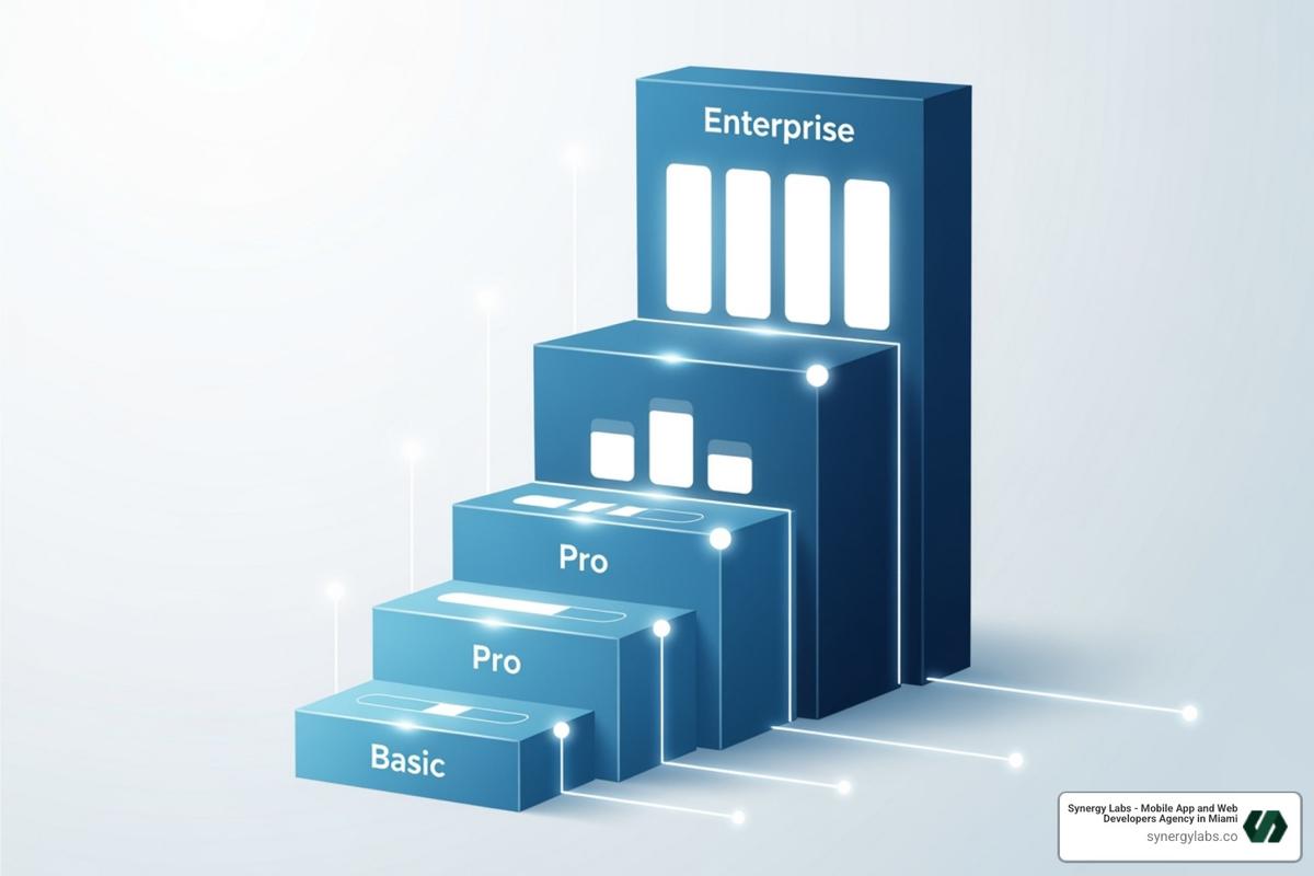 Workload Tiers pricing options - All About Bubble.io Pricing: Comparing Free vs Paid Plans