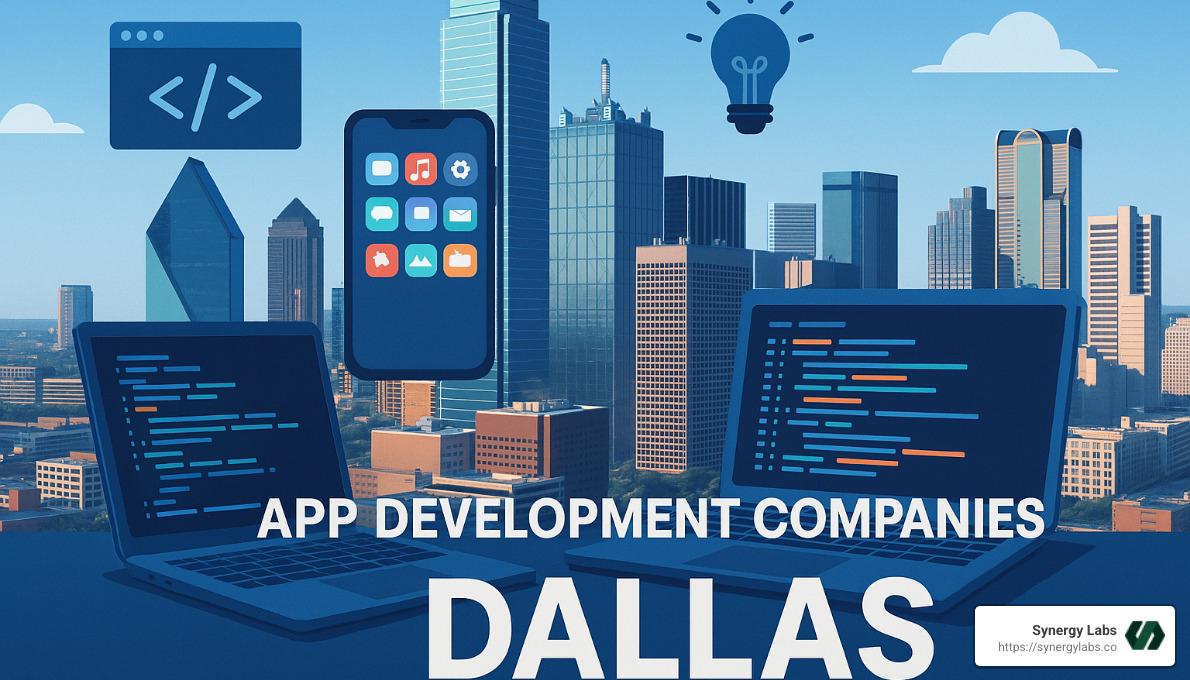 Sample portfolio projects from Synergy Labs - Top 10 App Development Companies In Dallas