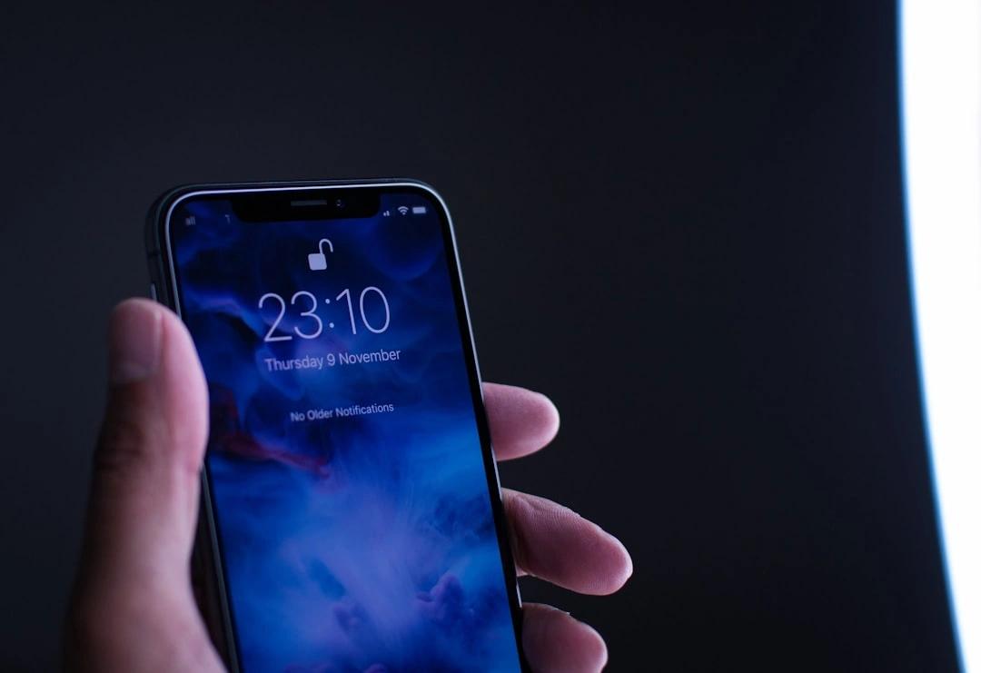 locked iPhone