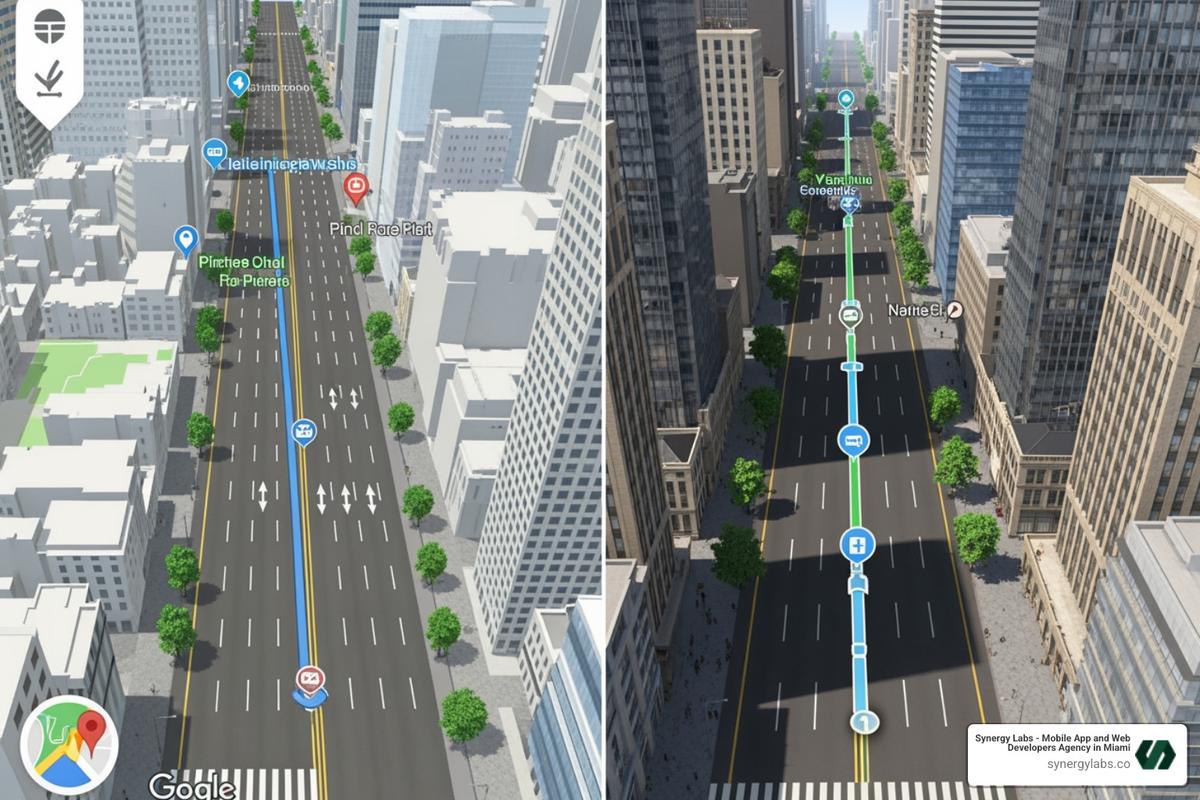 User interacting with Google Maps via voice command, showing a complex query on screen - Gemini's Visual Revolution: A Deep Dive into the Google Maps Update That Puts AI in the Driver's Seat