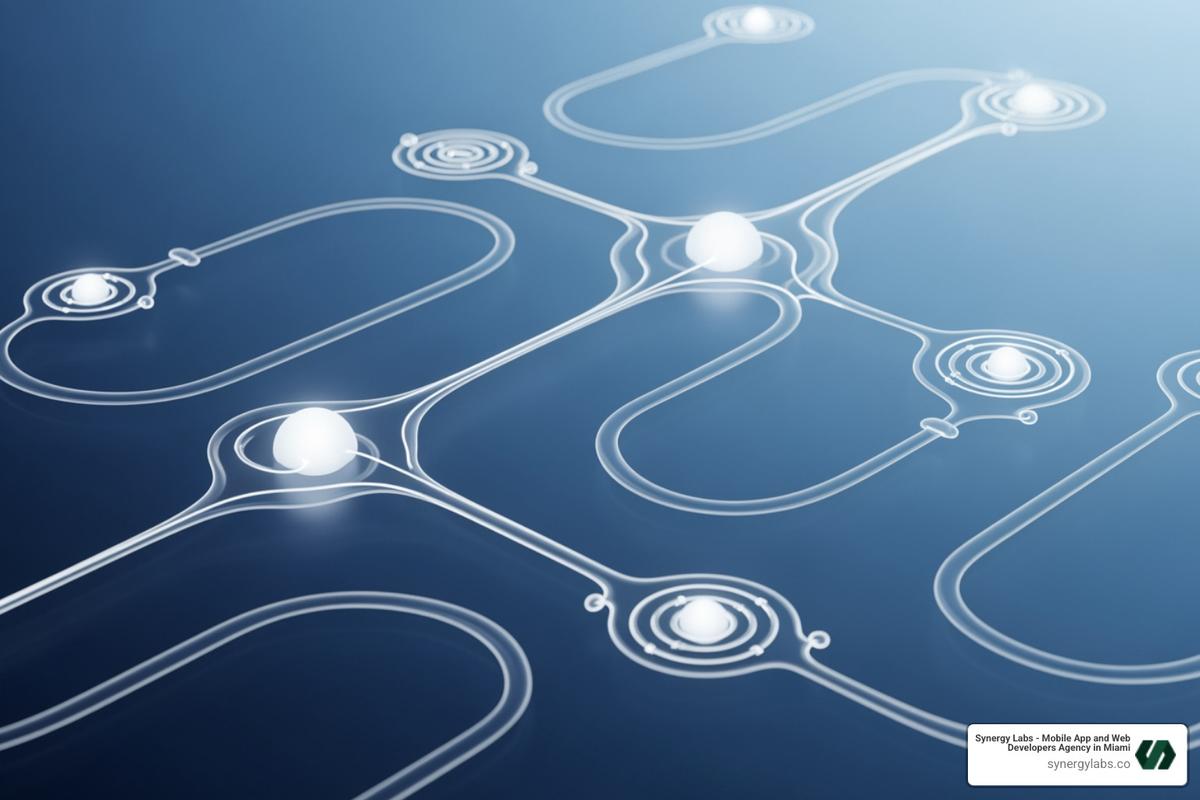 Strategic roadmap for implementing an AI-first development strategy, showing interconnected steps and iterative loops - AI-First App Development: How Modern Products Are Built in 2026