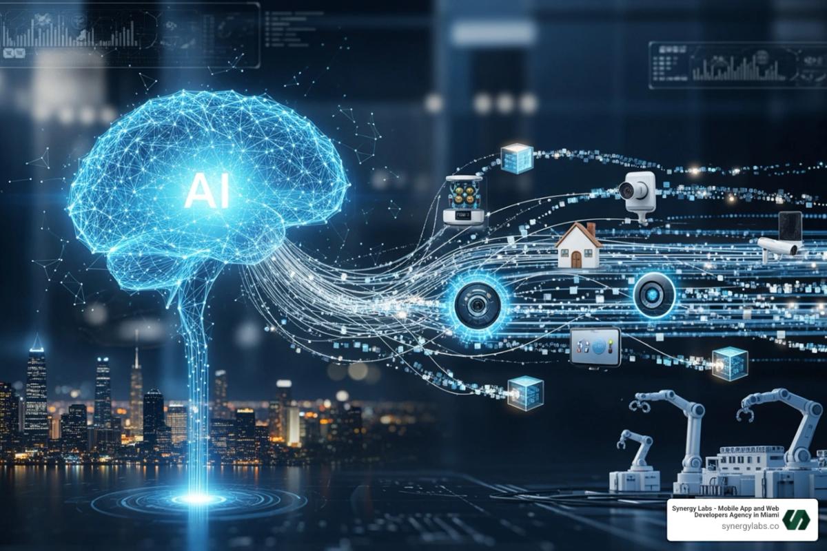 AI and IoT concepts - mobile app development in florida