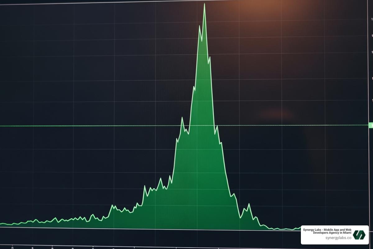 A graphic showing American Eagle's stock chart with a significant spike - Great Genes or Great Jeans? How Disruptive Wordplay Sparked a Marketing Coup