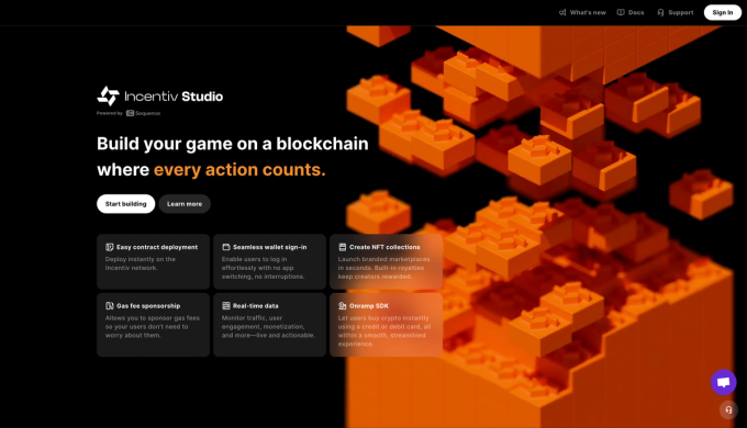 Incentiv Studio homepage