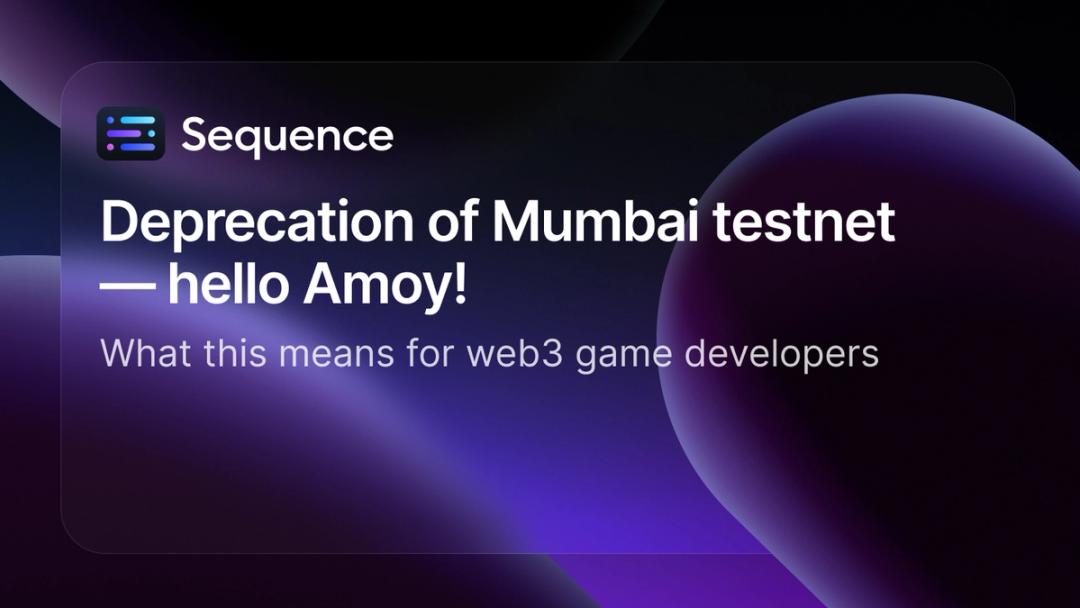Deprecation Mumbai testnet