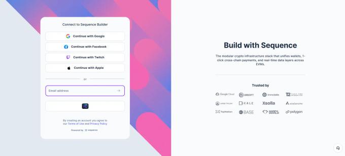Sequence Builder homepage