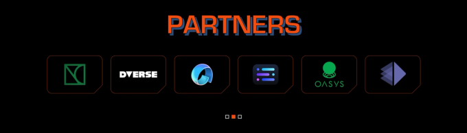 Uprising Labs partner logo wall creative