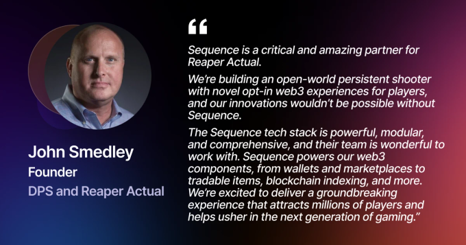 John Smedley quote about Sequence x Reaper Actual partnership