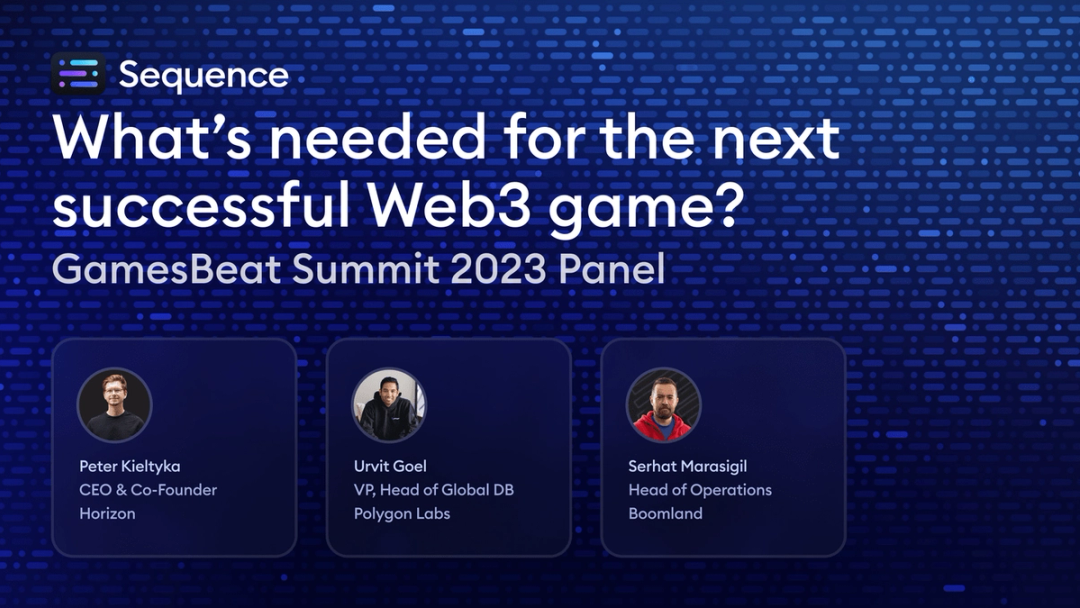 GamesBeat Summit 2023 Sequence Polygon BoomLand
