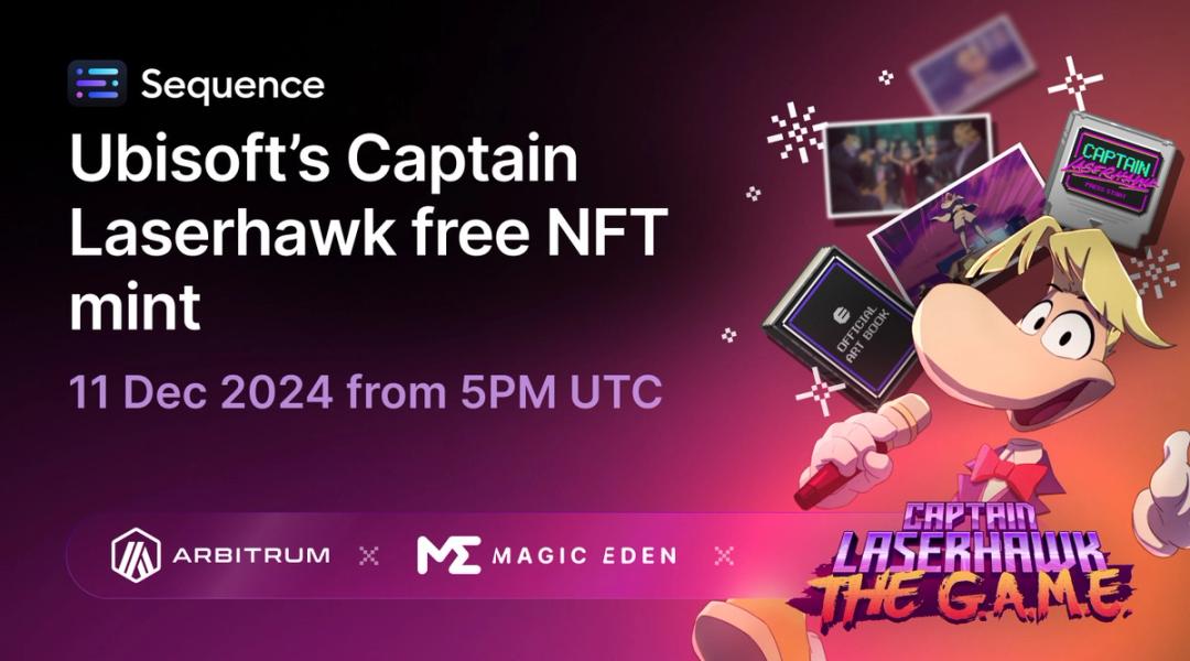 Sequence powers Ubisoft's Captain Laserhawk free NFT mint