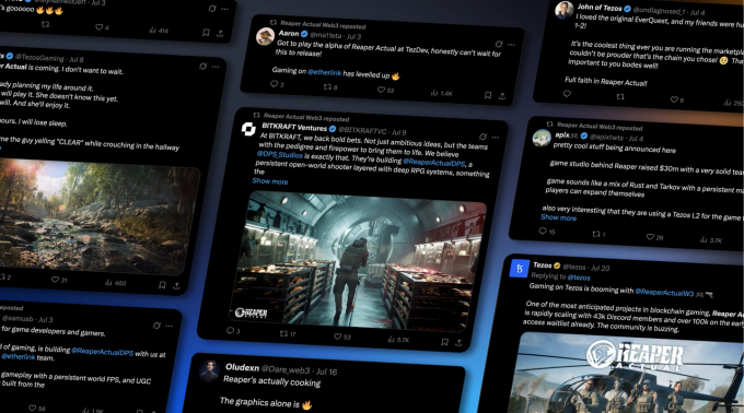 Reaper Actual X/Twitter posts