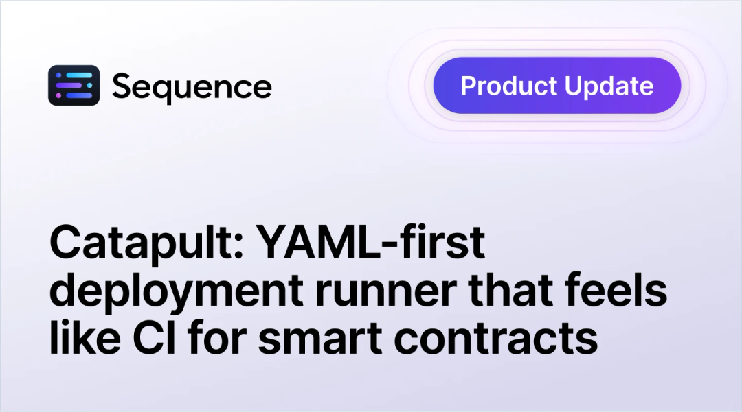 Catapult: simple smart contracts deployments