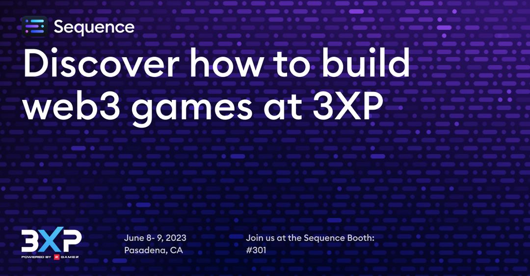 Sequence sponsor 3XP 2023