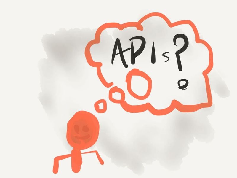 A person thinking about APIs